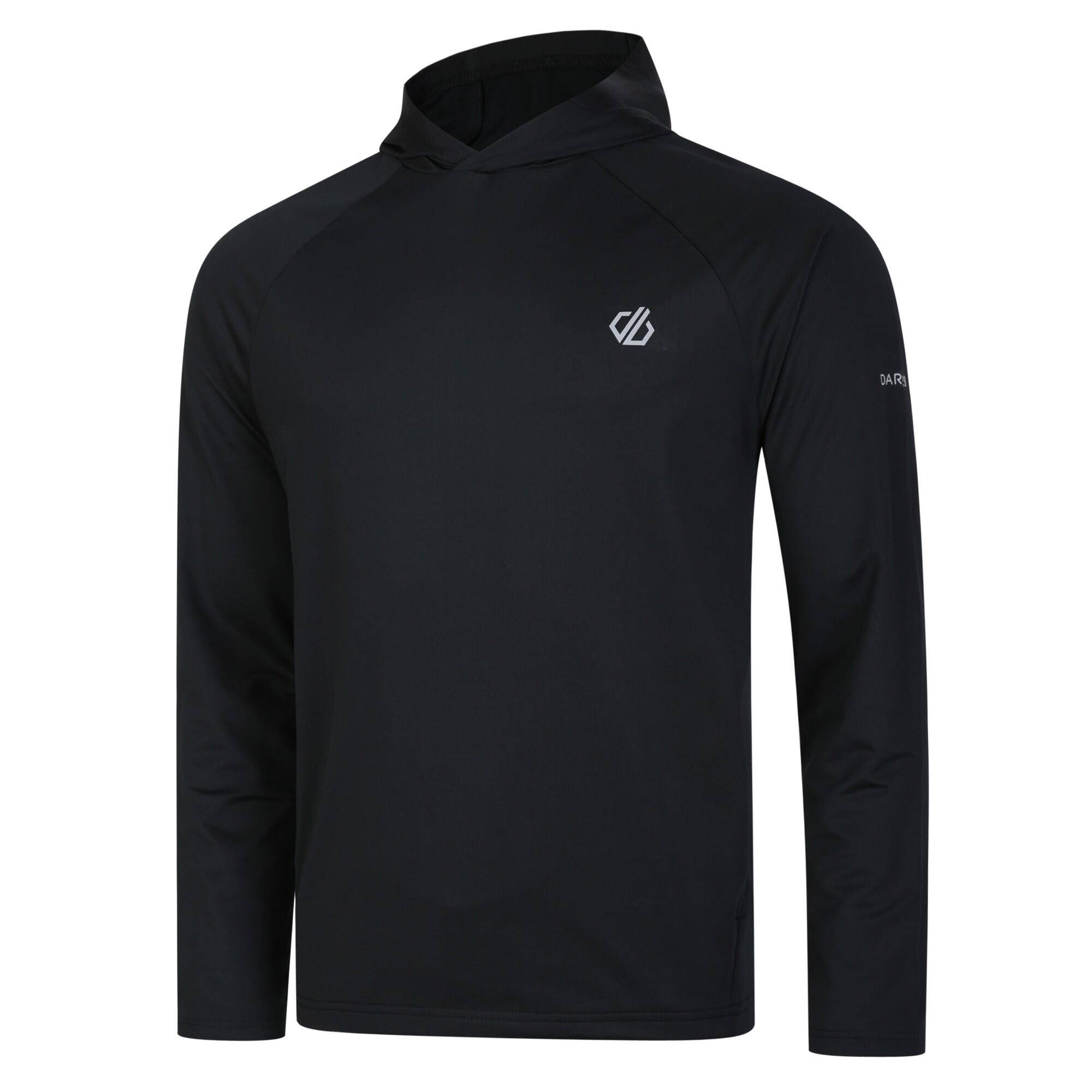 Mens Sprinted Fitness Hoodie (Black) 3/5