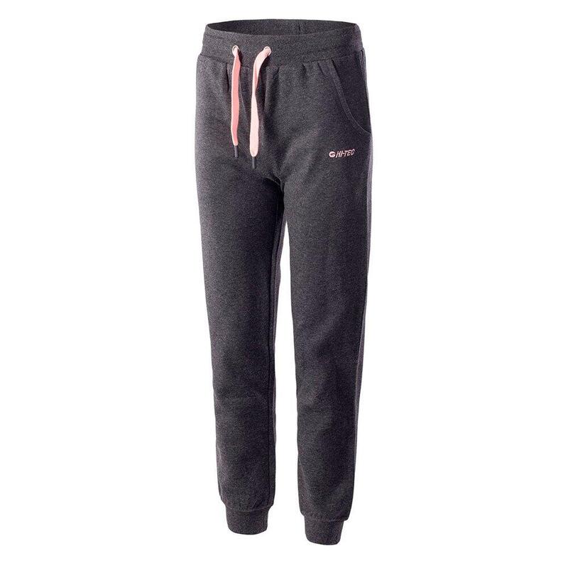 Pantalones de Chándal Melian para Mujer Gris Oscuro Mezclado, Rosa Impaciencia