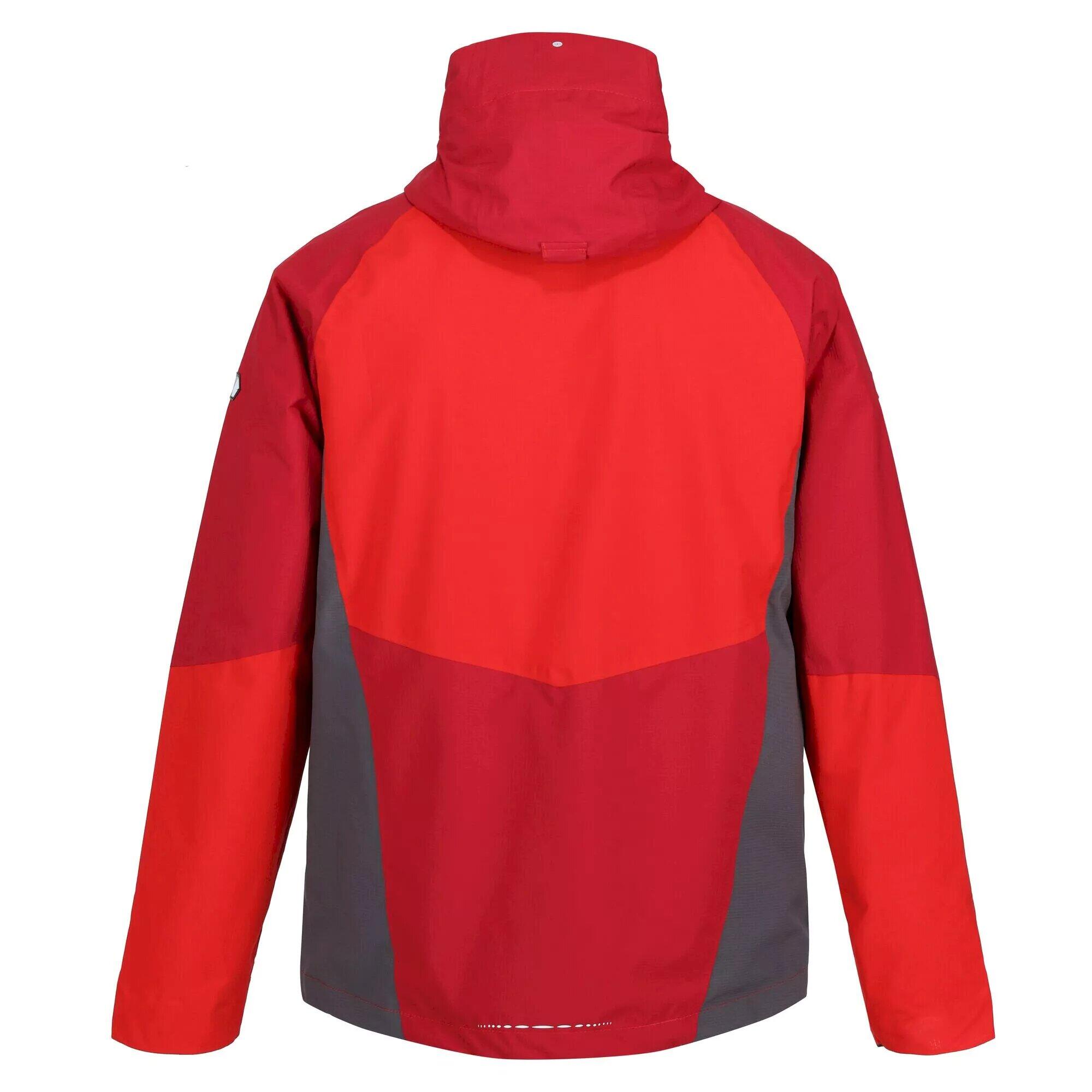 Mens Sacramento VIII Waterproof Jacket (Dark Red/Chinese Red) 2/5
