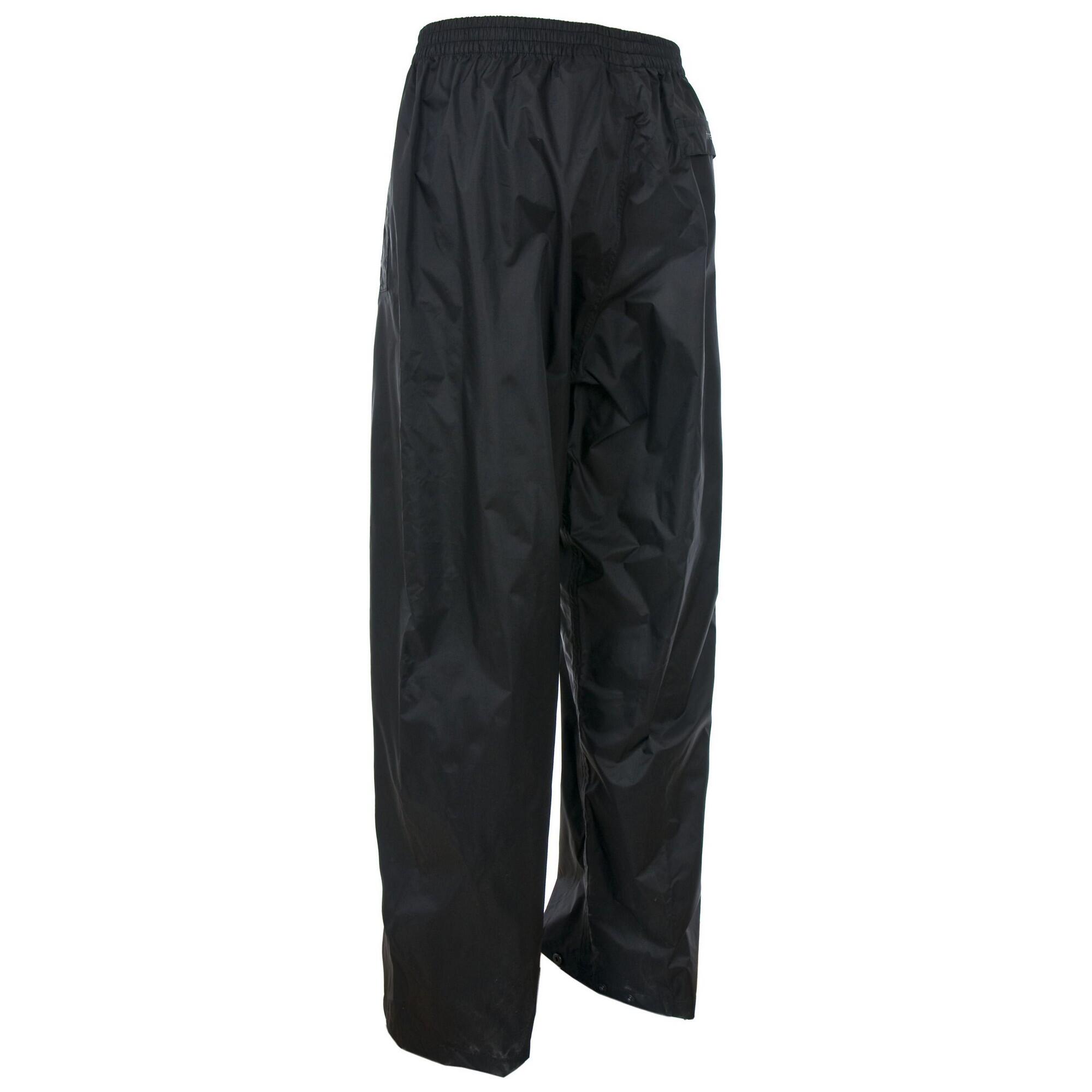 Qikpac Unisex Adulti Pantaloni impermeabili (Nero)