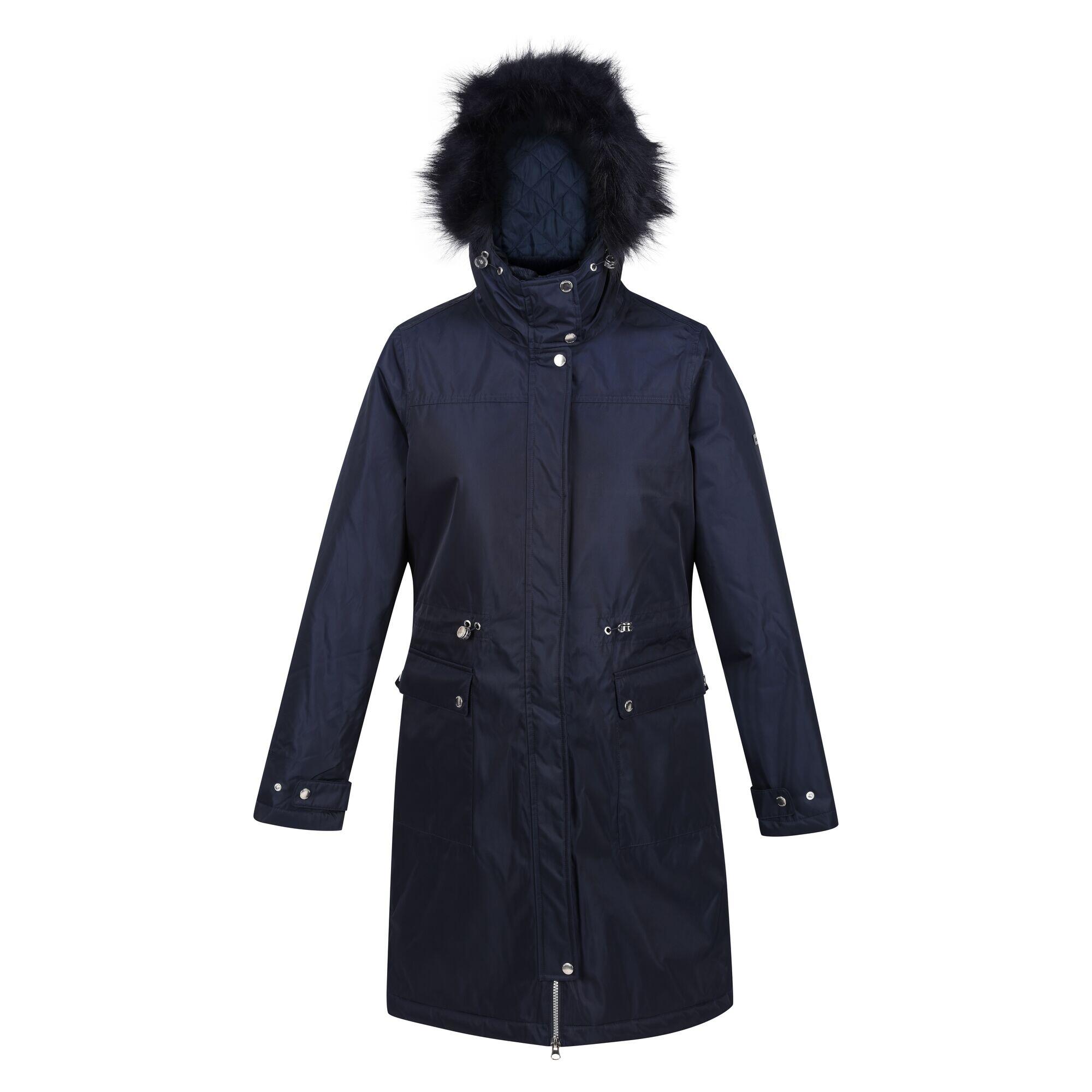 Womens/Ladies Giovanna Fletcher Collection Lellani Waterproof Jacket (Navy) 1/5