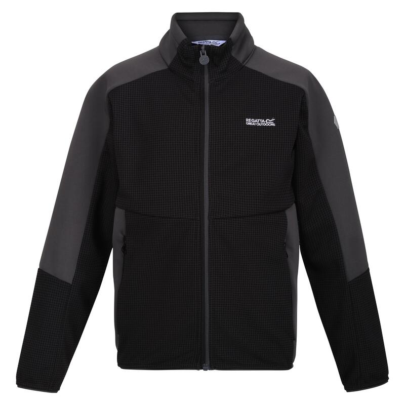 Veste polaire HIGHTON Enfant (Noir / Gris phoque)