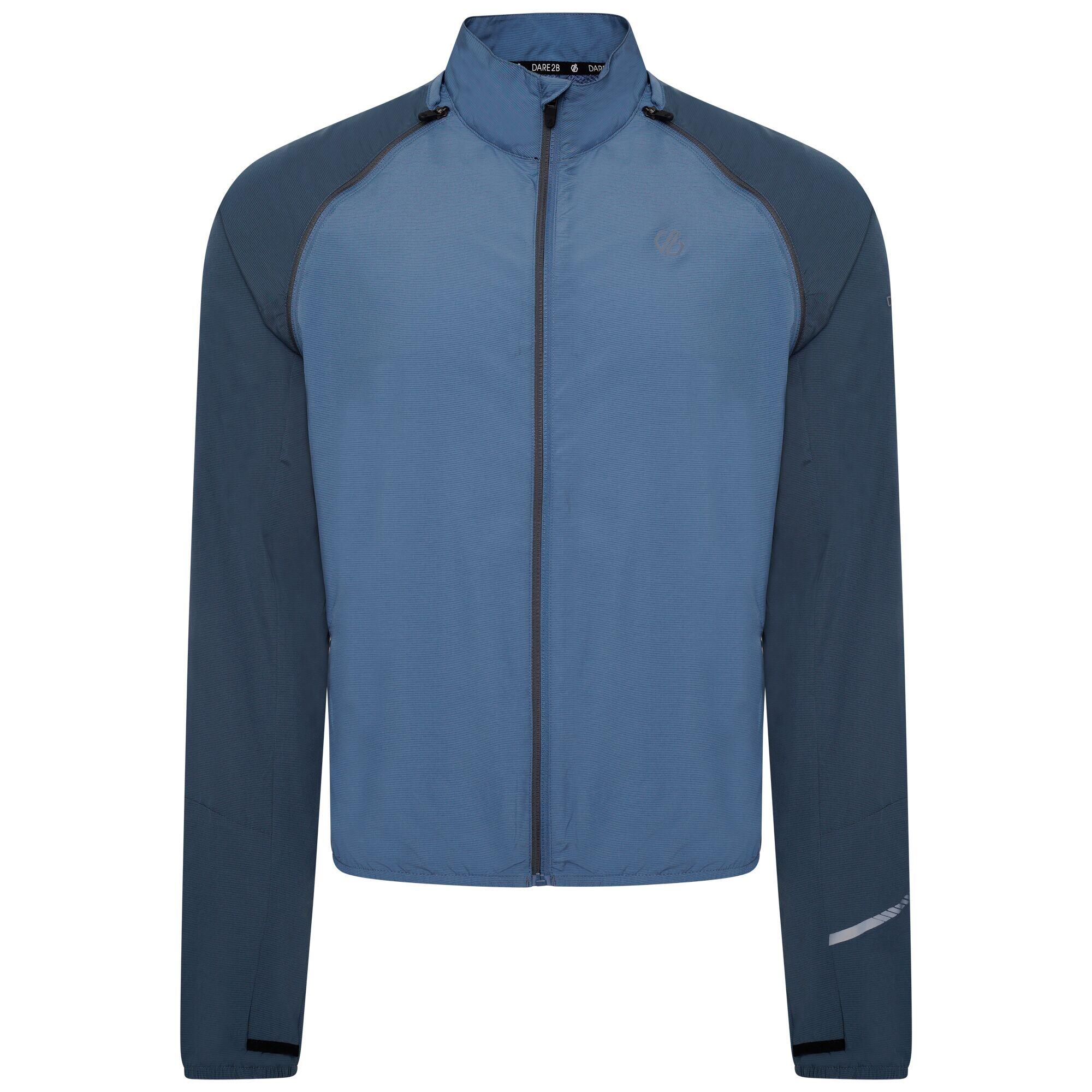 Men's OXIDATE windbreaker jacket (Blue/dark gray)