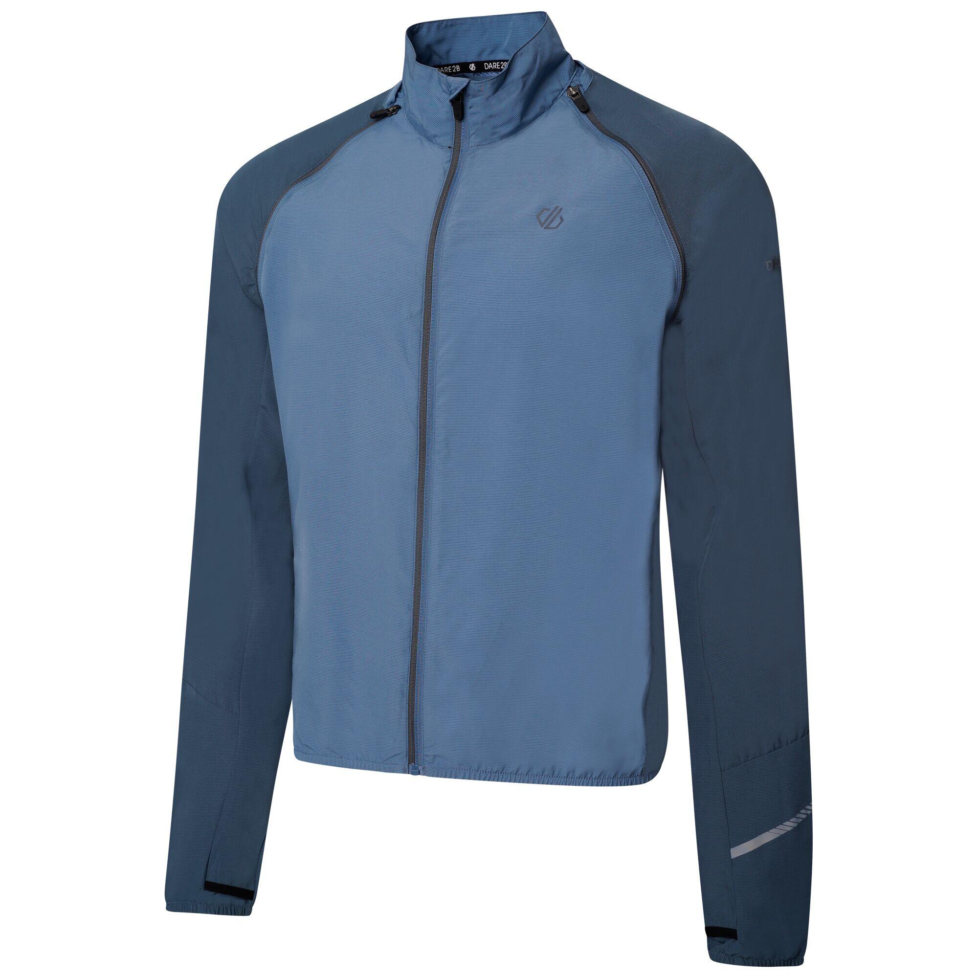 Men's OXIDATE windbreaker jacket (Blue/dark gray)