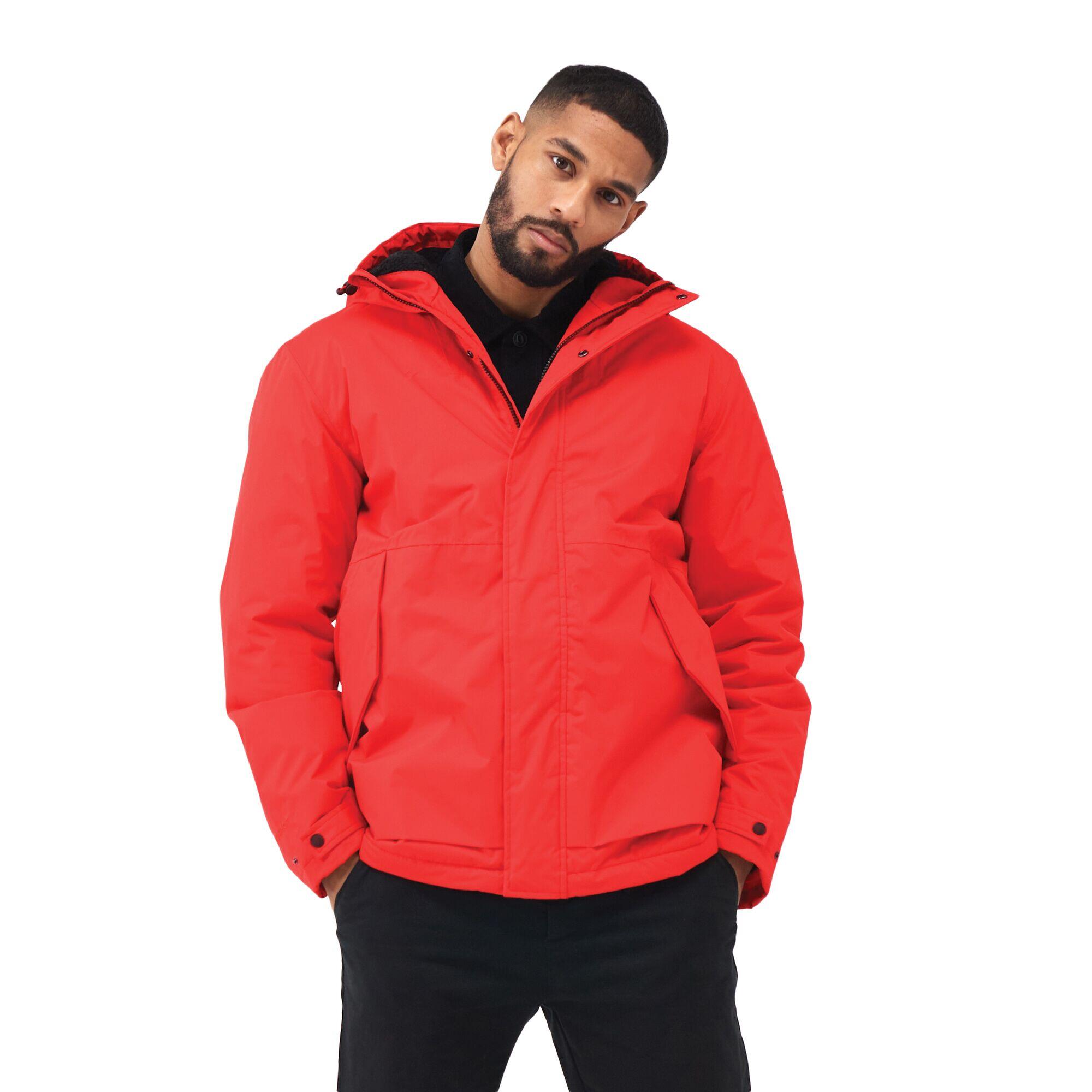 STERLINGS Men's Waterproof Jacket (Danger Red)