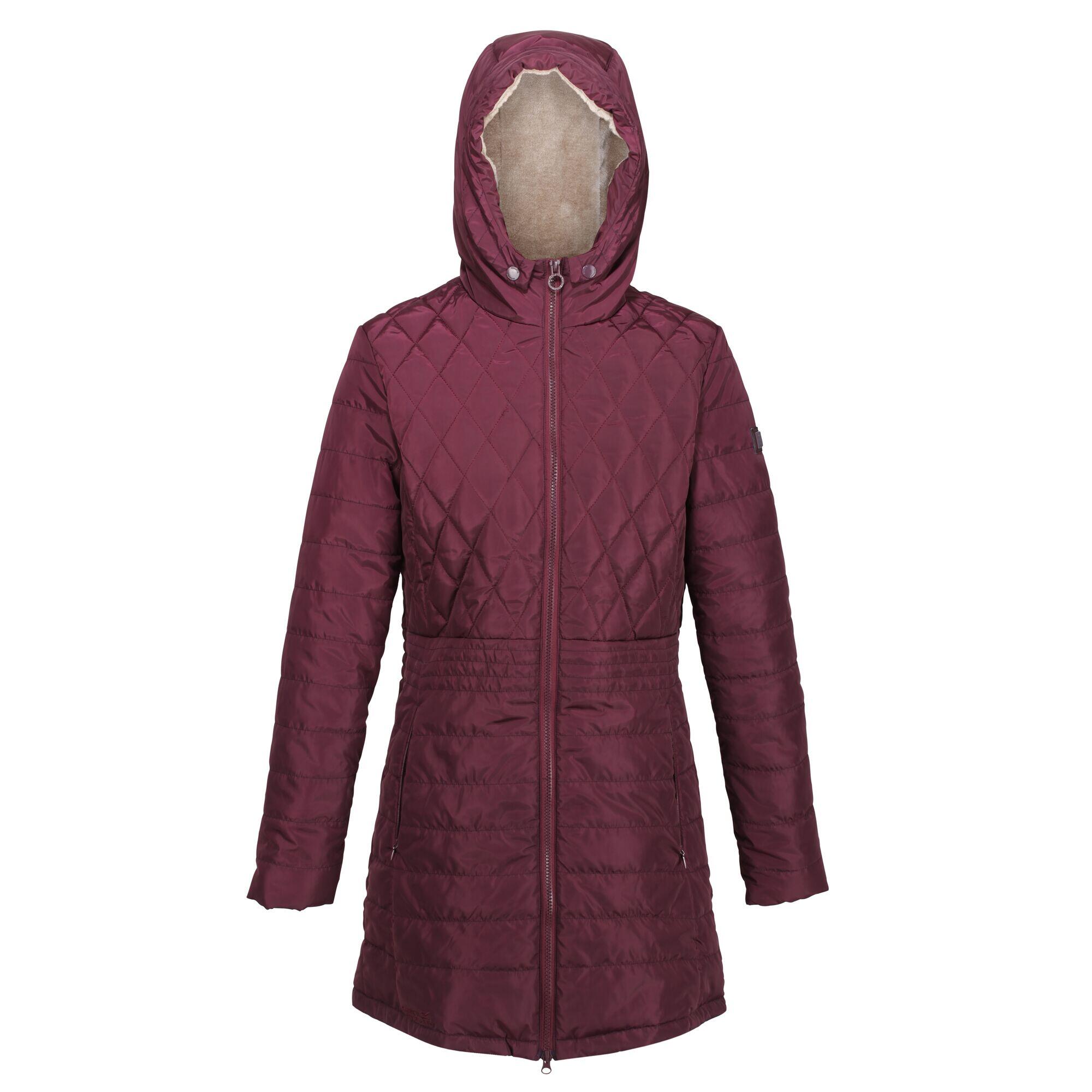 REGATTA Womens/Ladies Parmenia Quilted Insulated Jacket (Dark Burgundy)