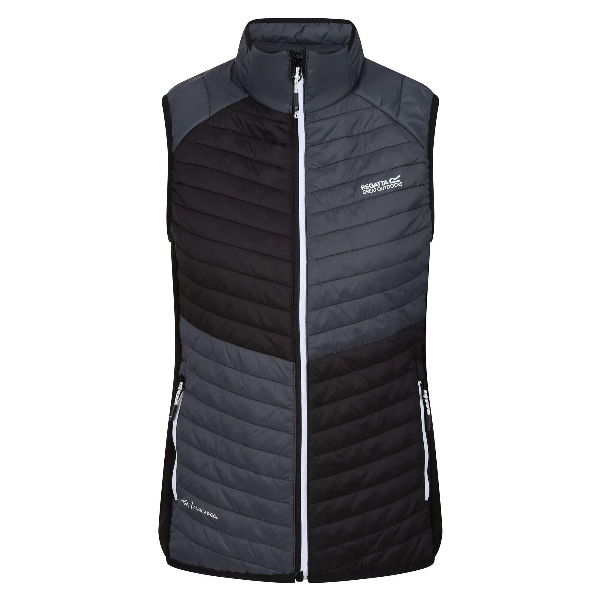 REGATTA Womens/Ladies Trutton Baffled Gilet (Seal Grey/Black)