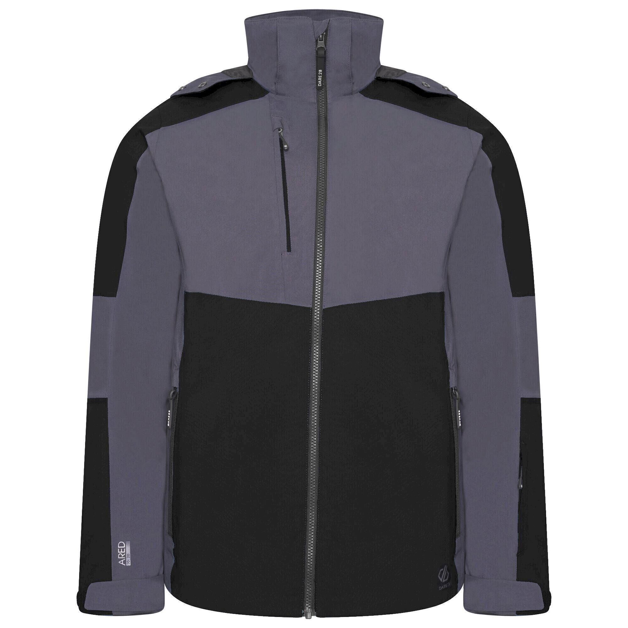 DARE 2B Mens Emulate Wintersport Jacket (Black/Ebony Grey)