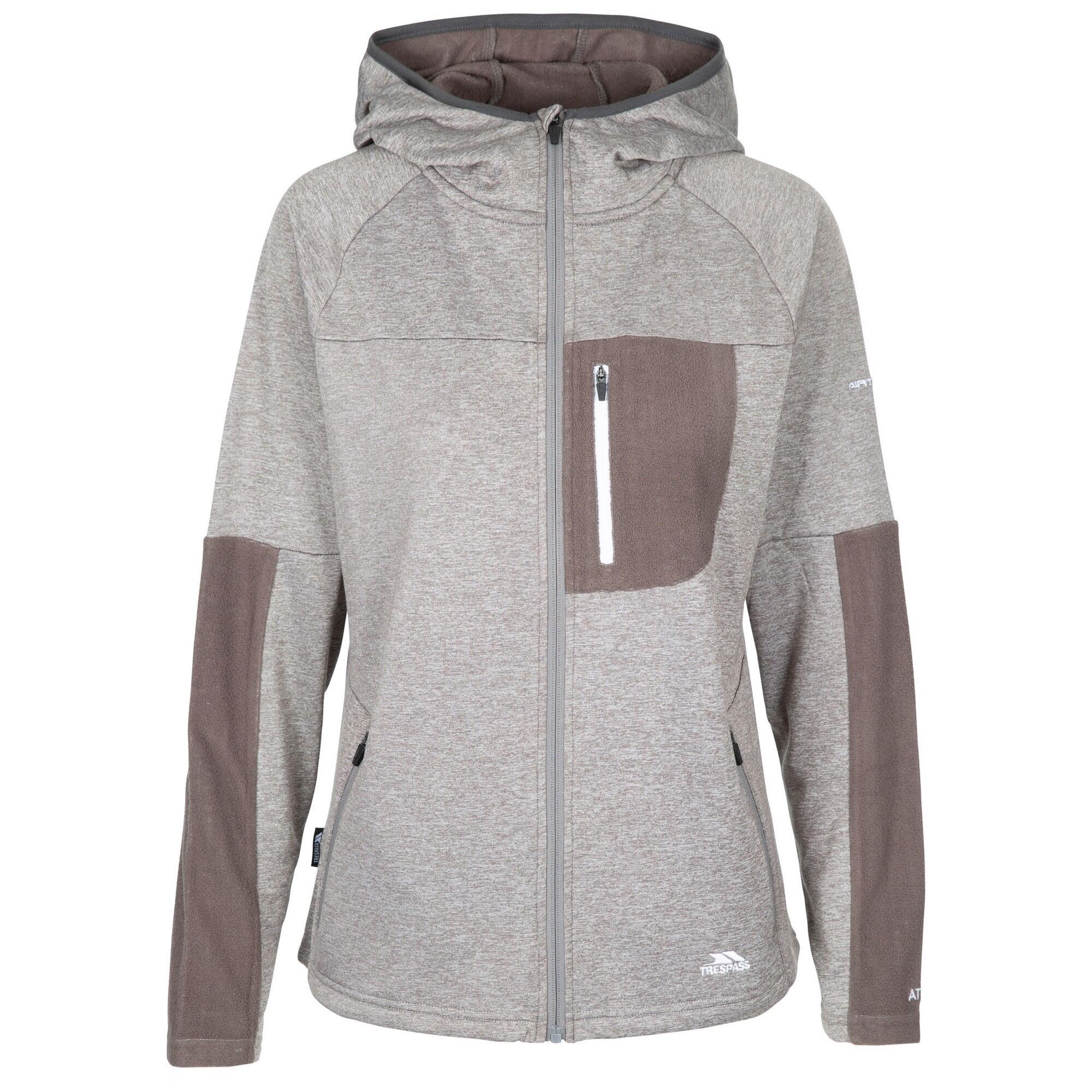 Women's TRULLO fleece jacket (Chiné Grey)