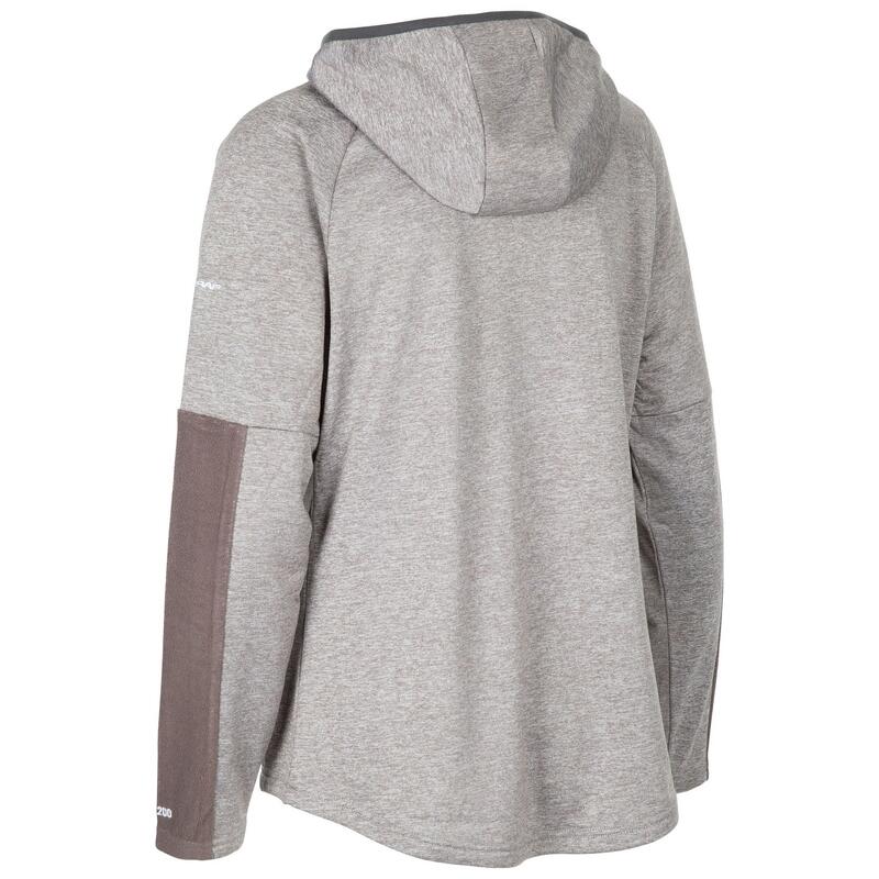 Forro Polar Trullo de Mezcla para Mujer Gris Jaspeada