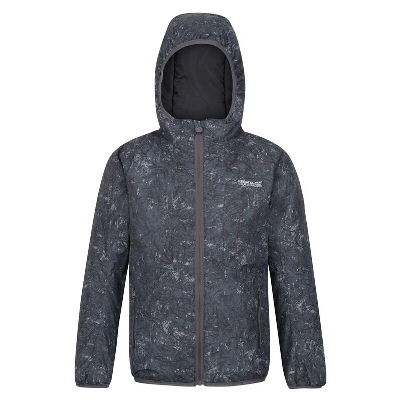 "Volcanics VII" Jacke, wasserfest Reflektierend für Kinder Mittelgrau