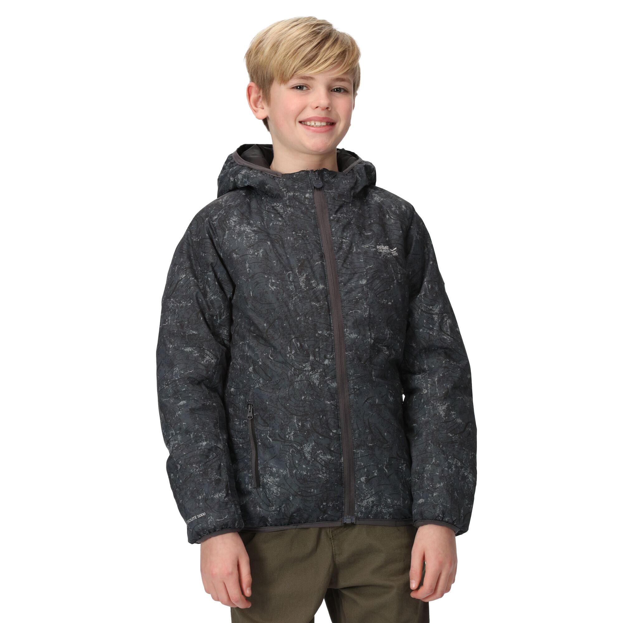 VOLCANICS Waterproof Jacket Kids (Seal Grey)