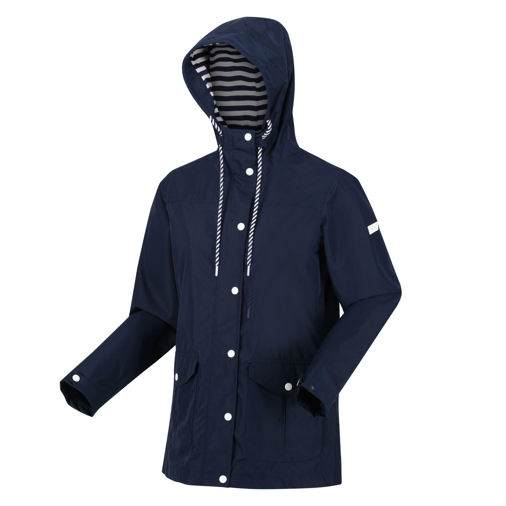 Womens/Ladies Bayarma Lightweight Waterproof Jacket (Navy) 4/5