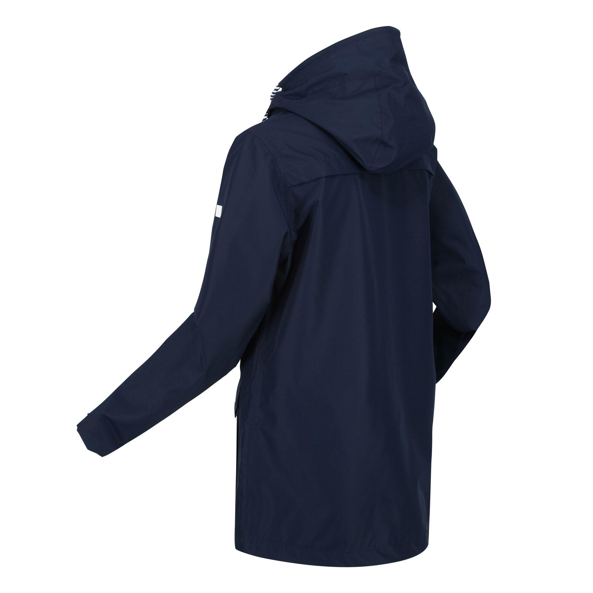 Womens/Ladies Bayarma Lightweight Waterproof Jacket (Navy) 3/5