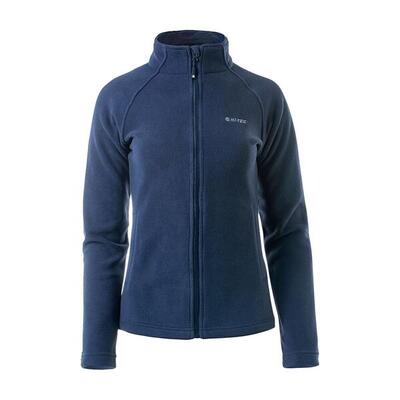 Giacca In Pile Logo Donna Hi-Tec Henis Blu Navy
