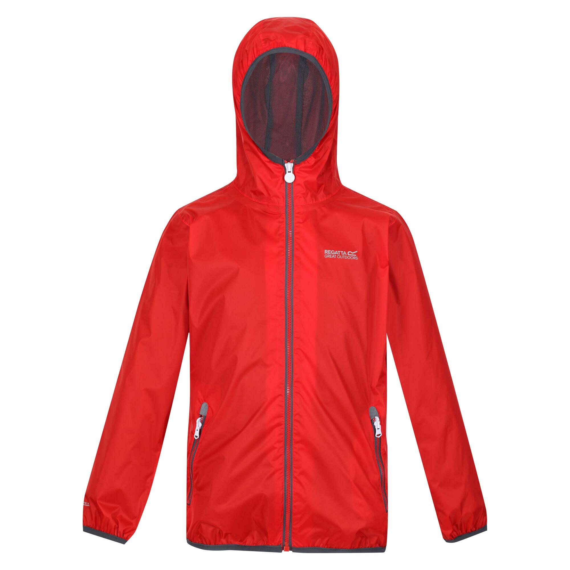 LEVER Giacca impermeabile unisex (rosso brillante)