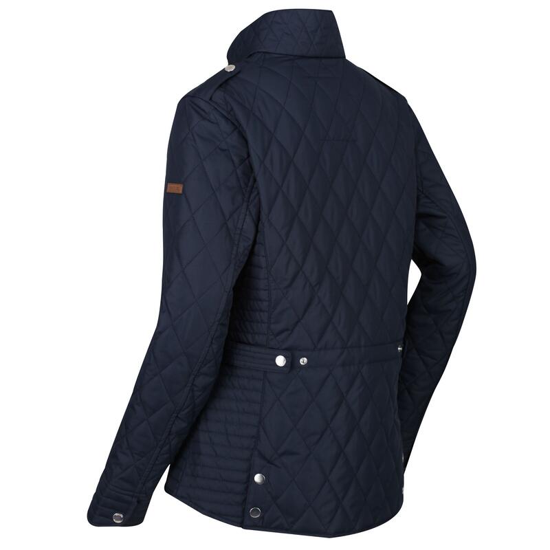 Dames Carita Quilted Jacket (Marine)