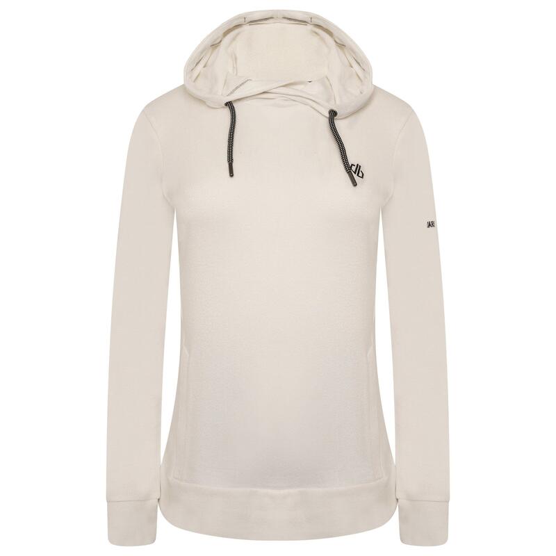 Hoodie Velo Mesclado Out & Out Mulher Branco Lírio
