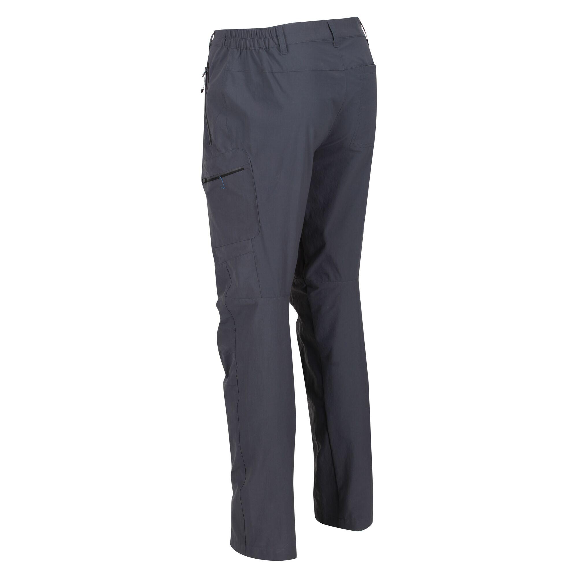Mens Highton Water Repellent Hiking Trousers (India Grey) 3/5