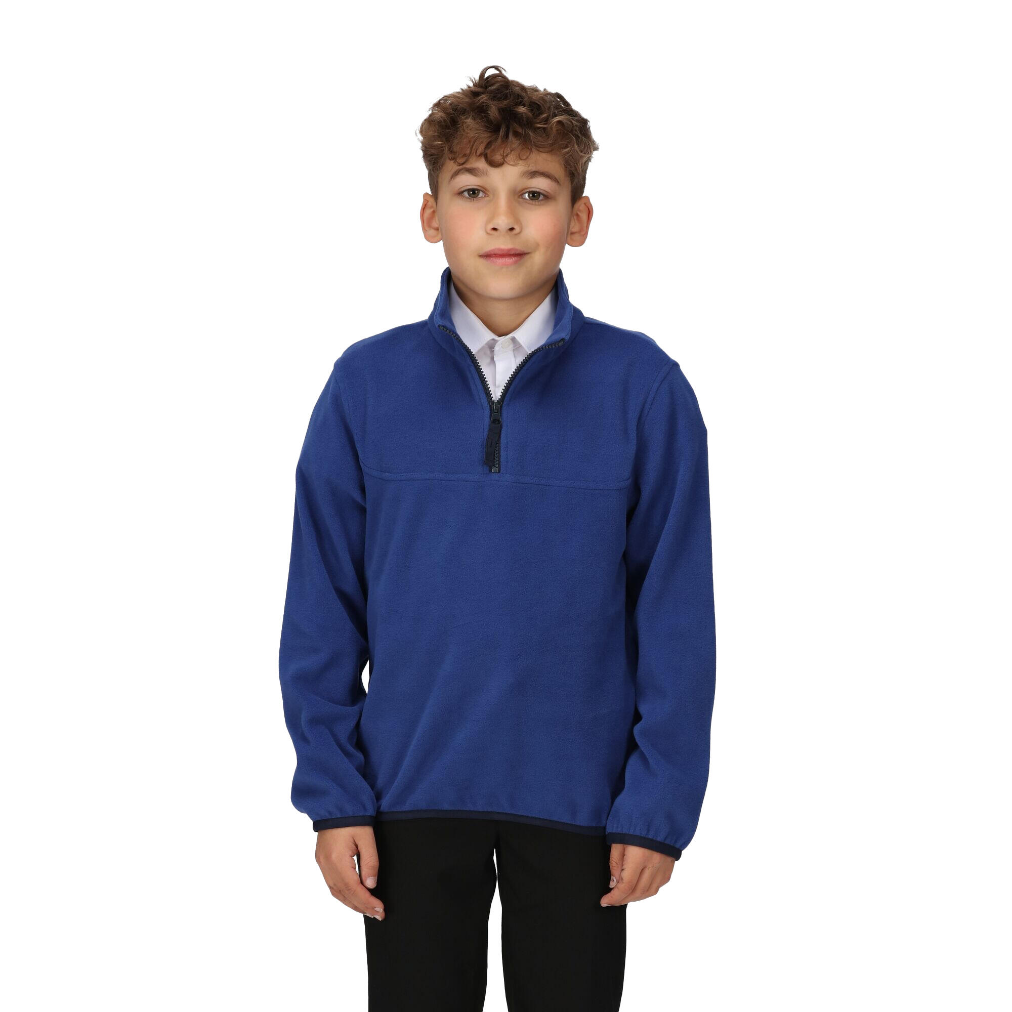 Childrens/Kids Microfleece Half Zip Fleece Top (New Royal) REGATTA
