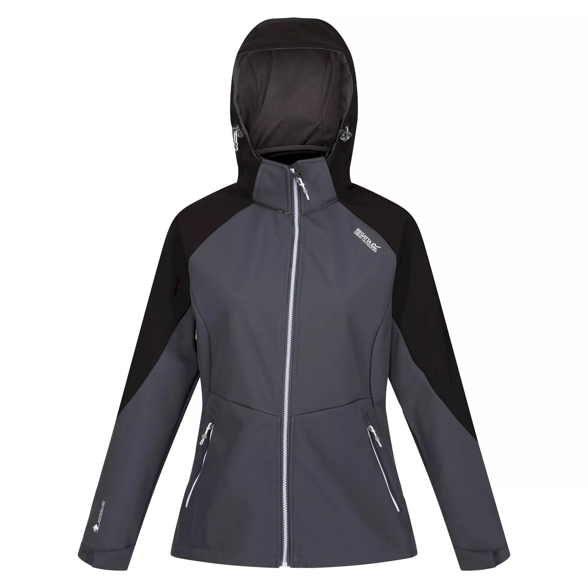 Womens/Ladies Desoto VIII Lightweight Jacket (Black/Seal Grey) 1/5