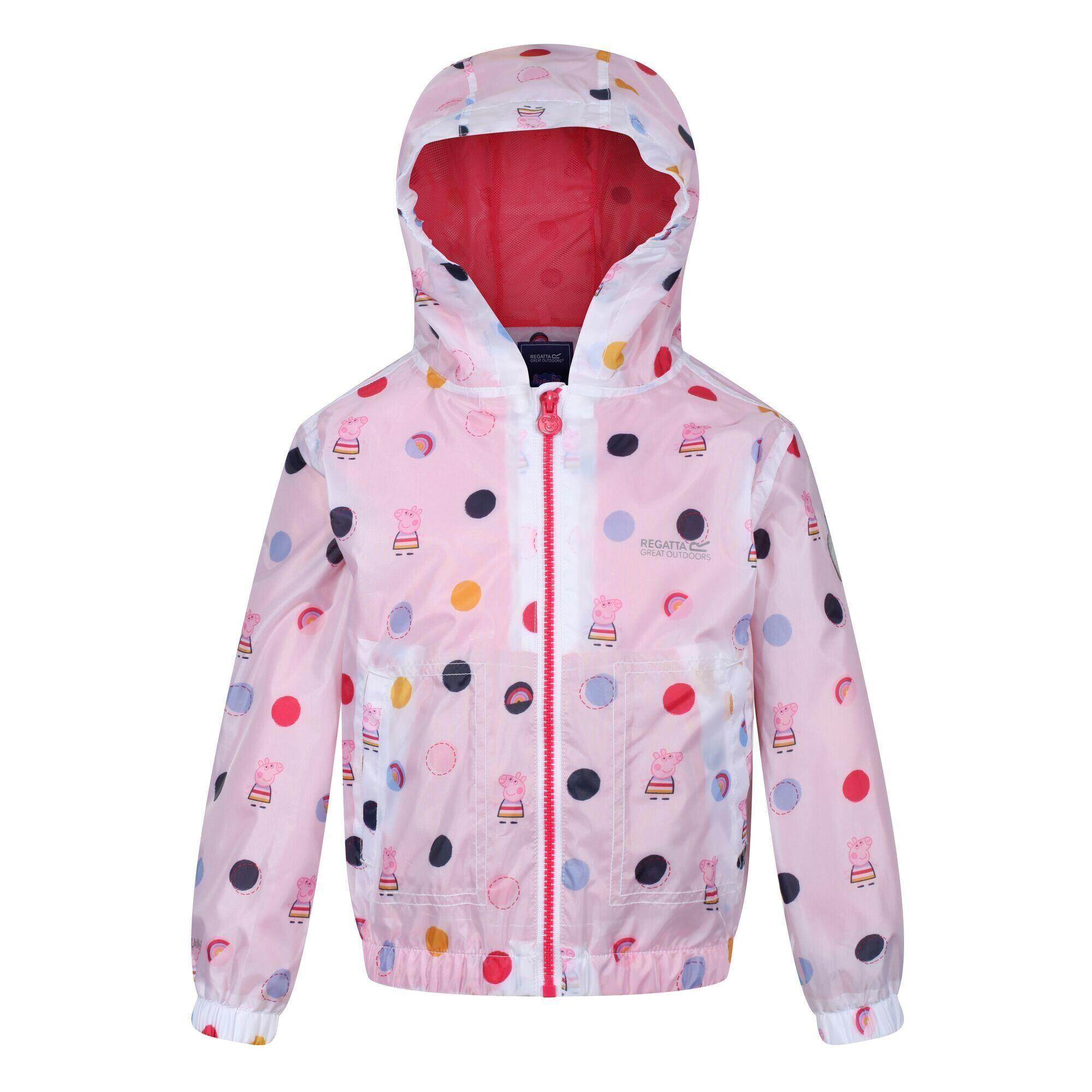 Regatta - Veste Imperméable Motif Peppa Pig Motif/style À Pois Enfant (rose Clair) - Coupe-pluie - Rose - 18 Mois - Decathlon