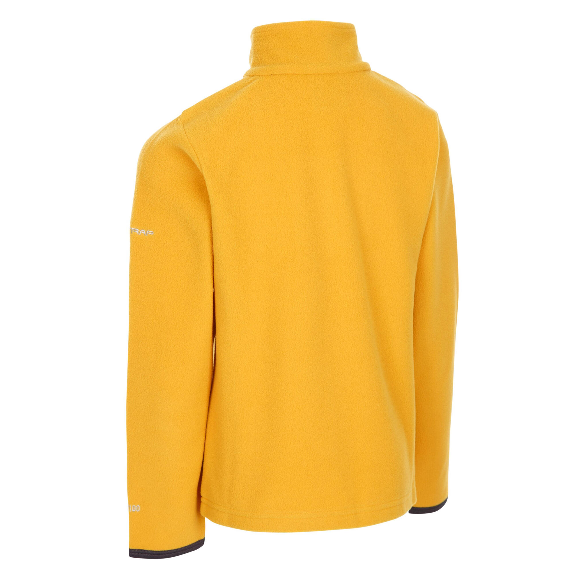 Girl's SYBIL fleece top (Dark yellow)