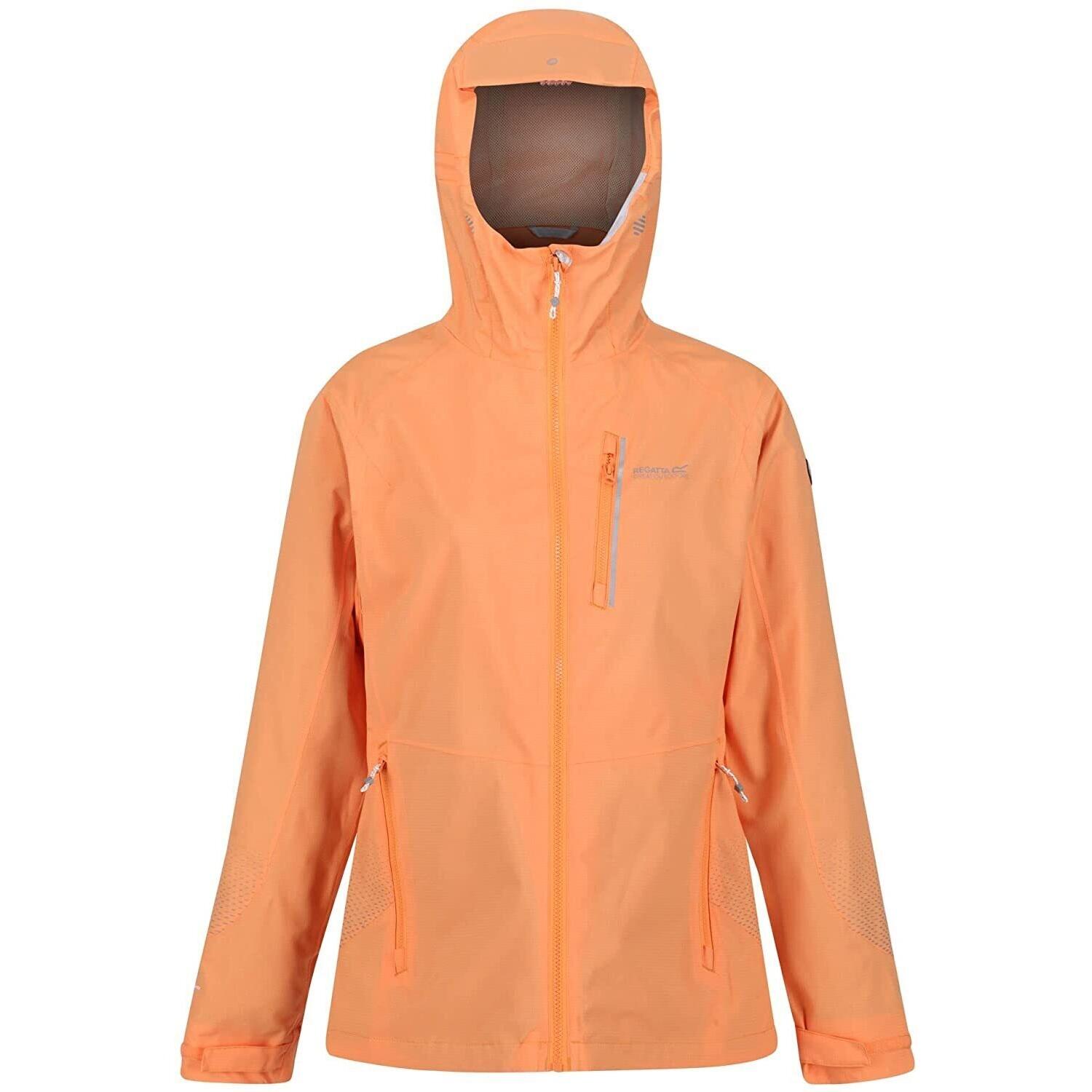 Womens/Ladies Highton Pro Waterproof Jacket (Papaya) 1/4