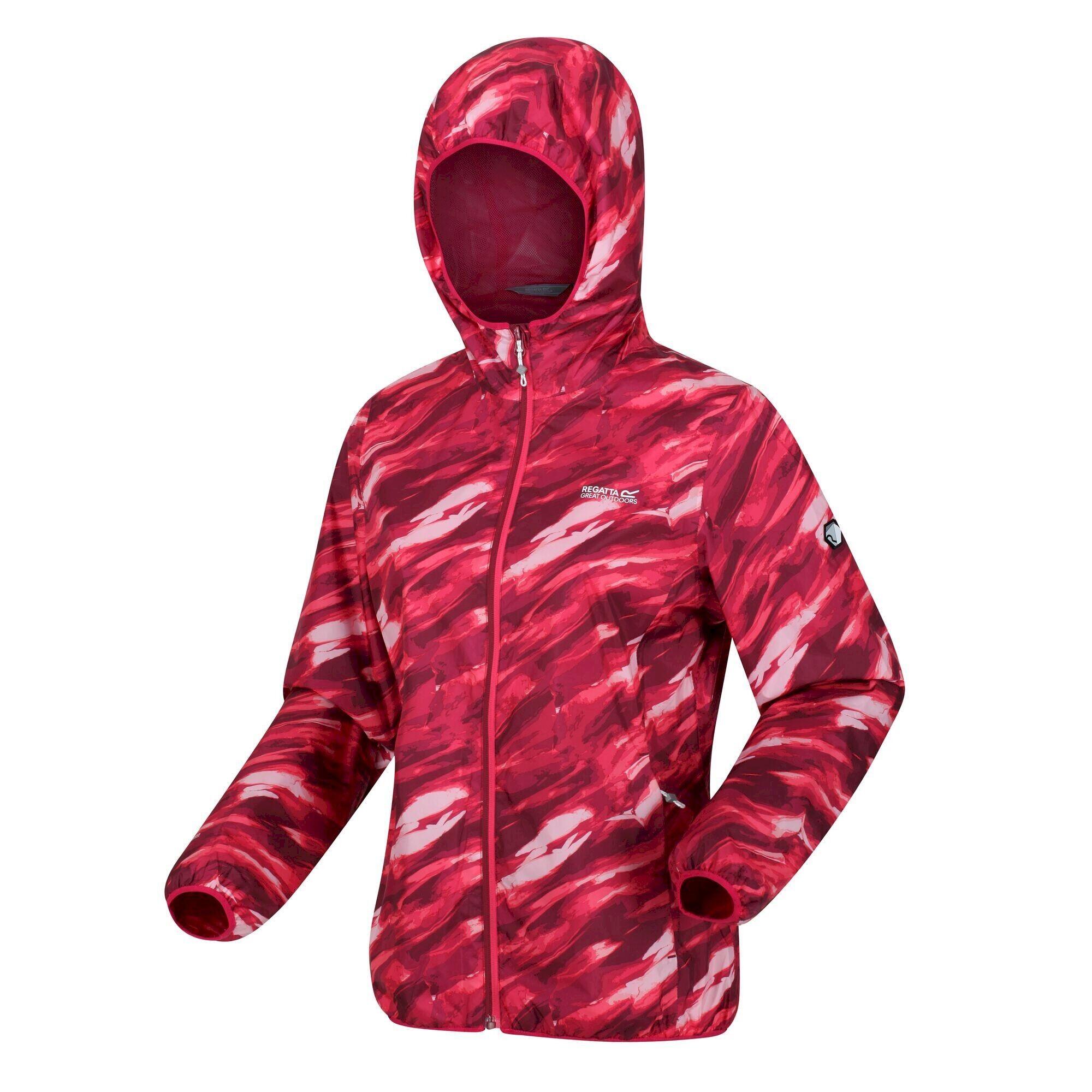 Womens/Ladies Serenton Brush Stroke Waterproof Jacket (Wild Plum) 3/5