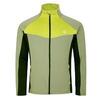 Heren Substratum Core Stretch Full Zip Midlayer (Zwart/Groen Algen/Oliegroen)