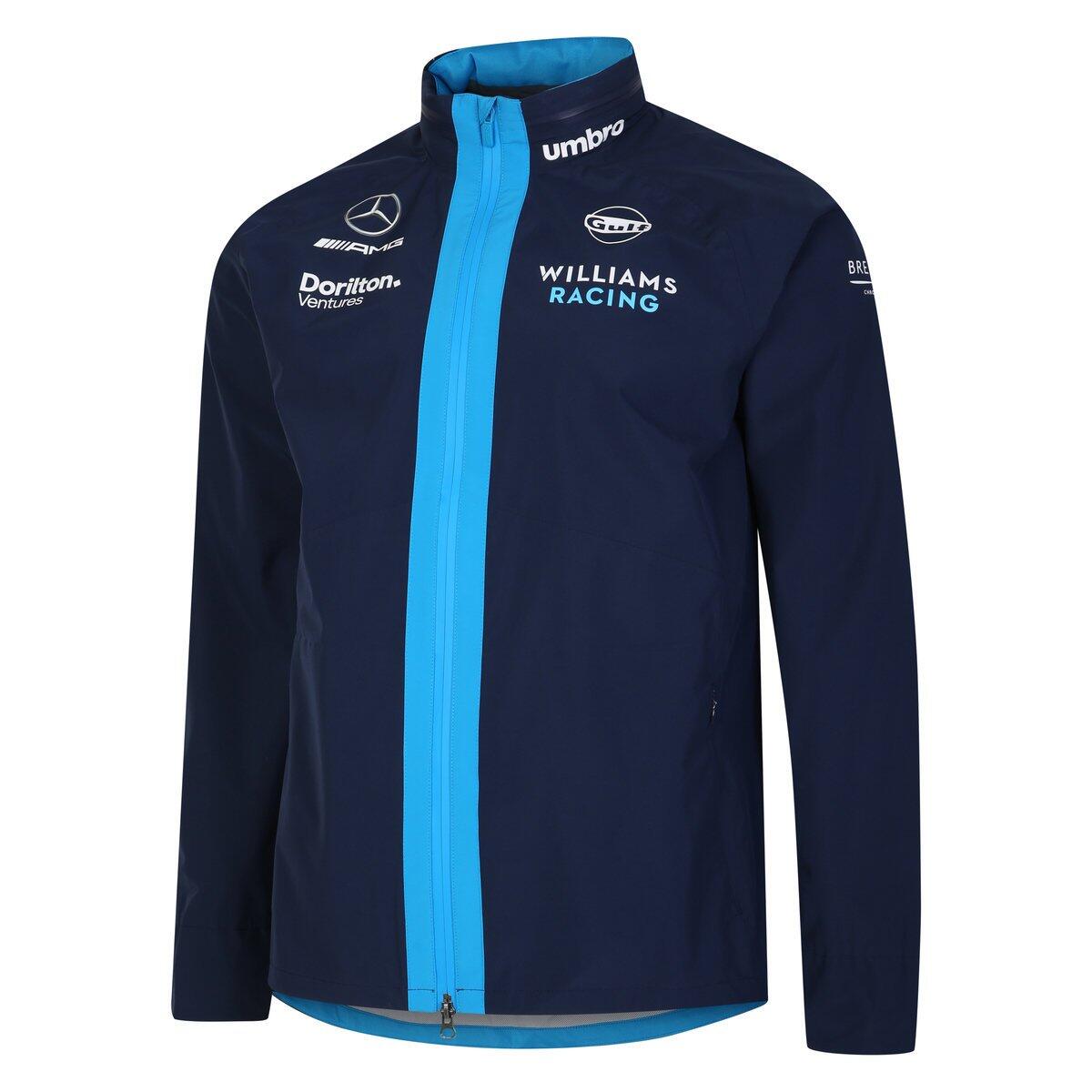 UMBRO Mens 23 Williams Racing Performance Jacket (Peacoat/Diva Blue)