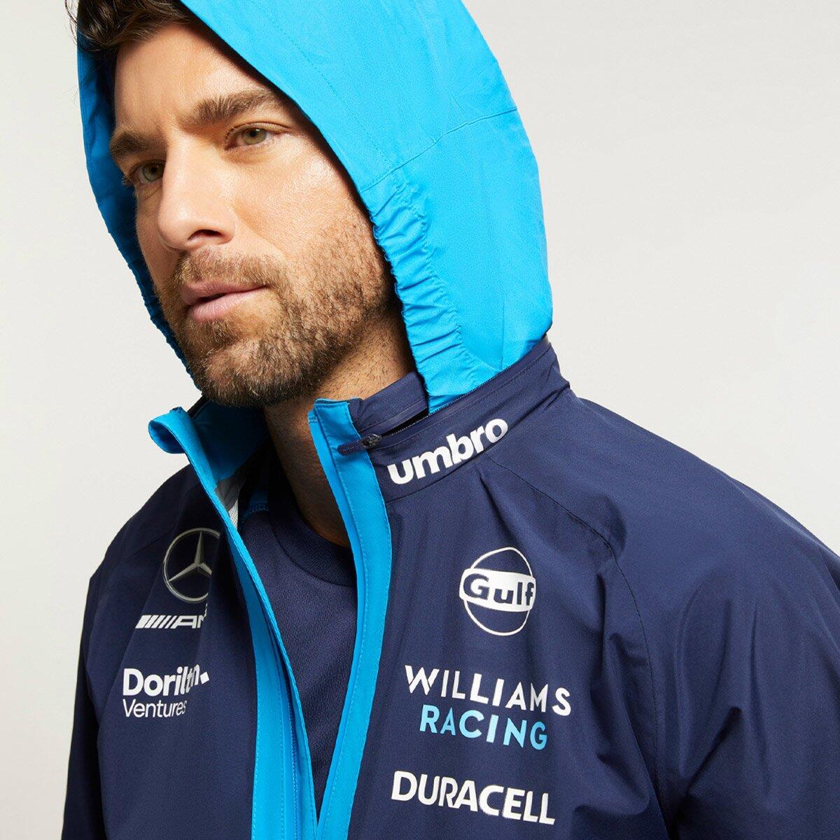 Mens 23 Williams Racing Performance Jacket (Peacoat/Diva Blue) 3/4