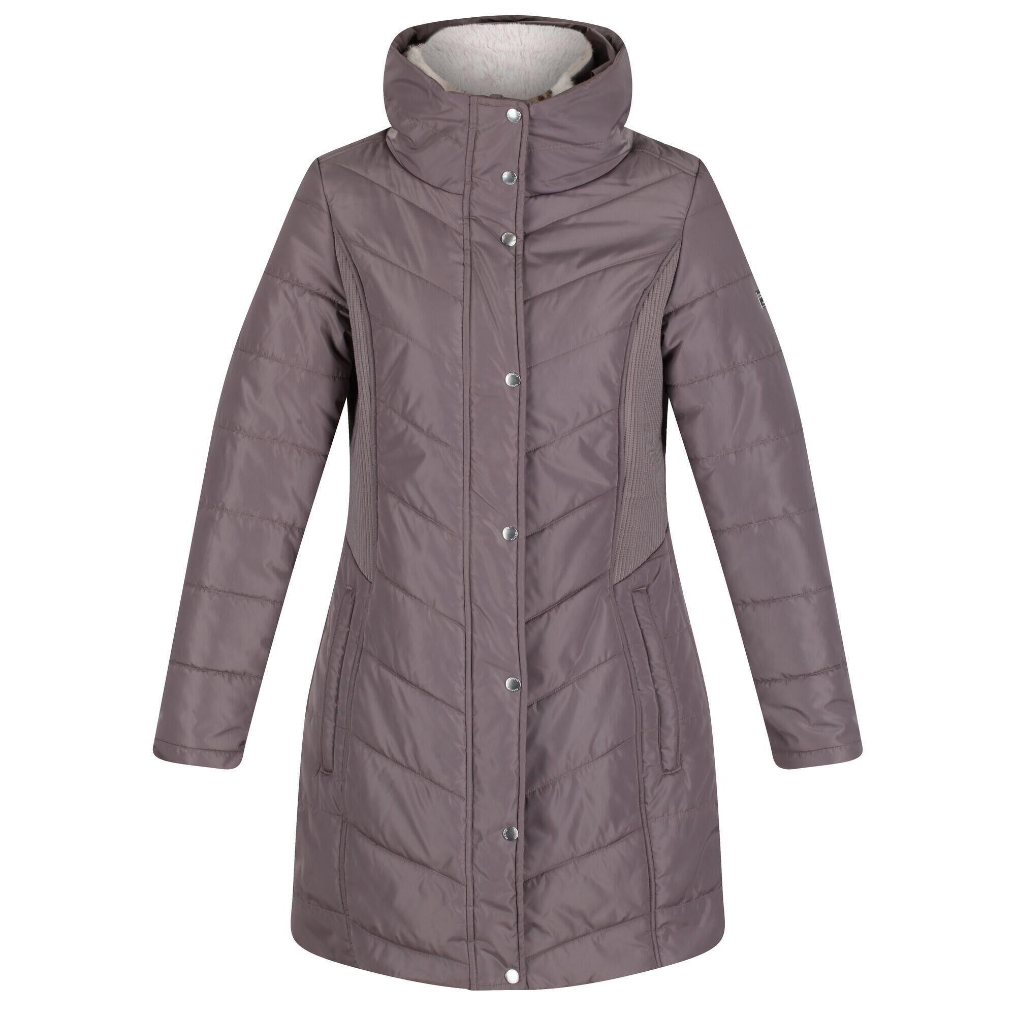 REGATTA Womens/Ladies Parthenia Rochelle Humes Insulated Parka (Coconut)