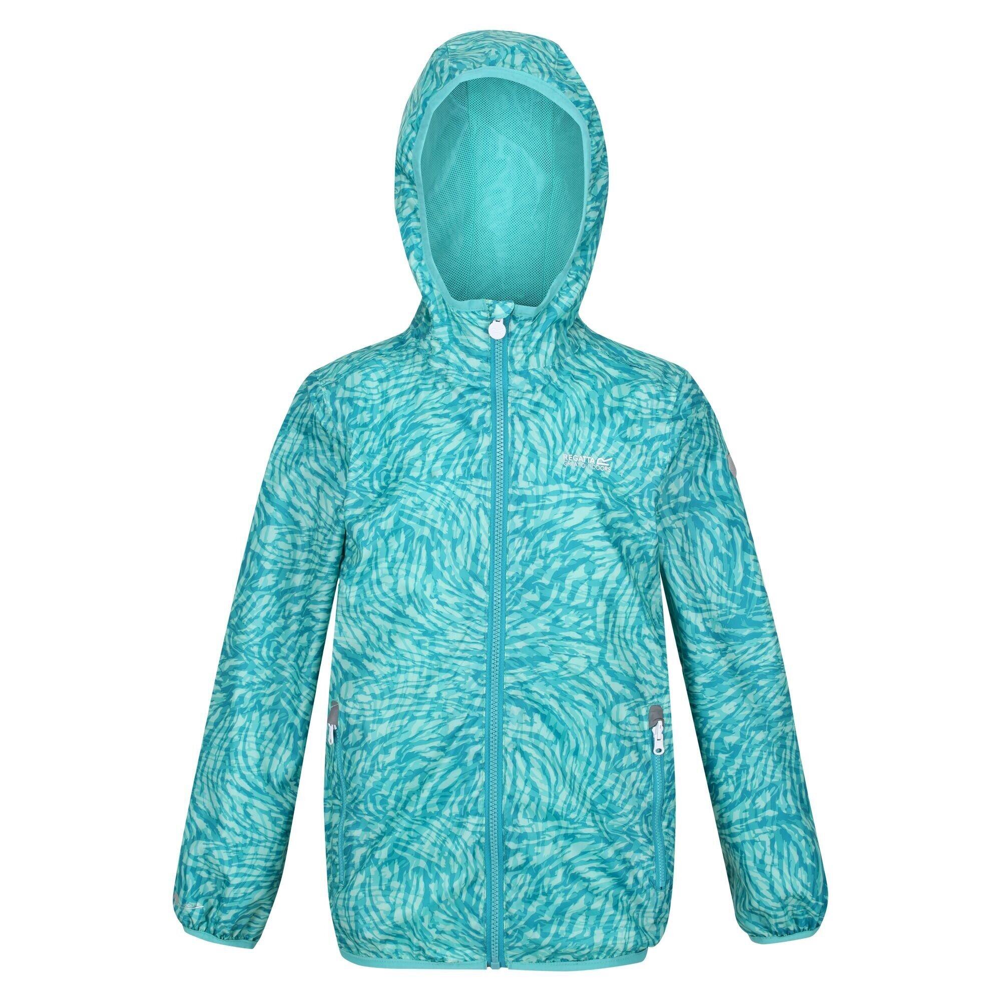 Children's LEVER waterproof jacket (Light turquoise)