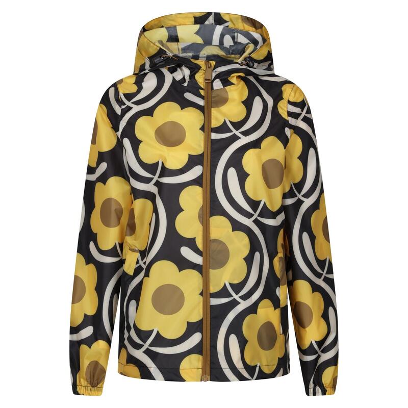 "Orla Kiely PackIt" Jacke, wasserfest für Damen Gelb