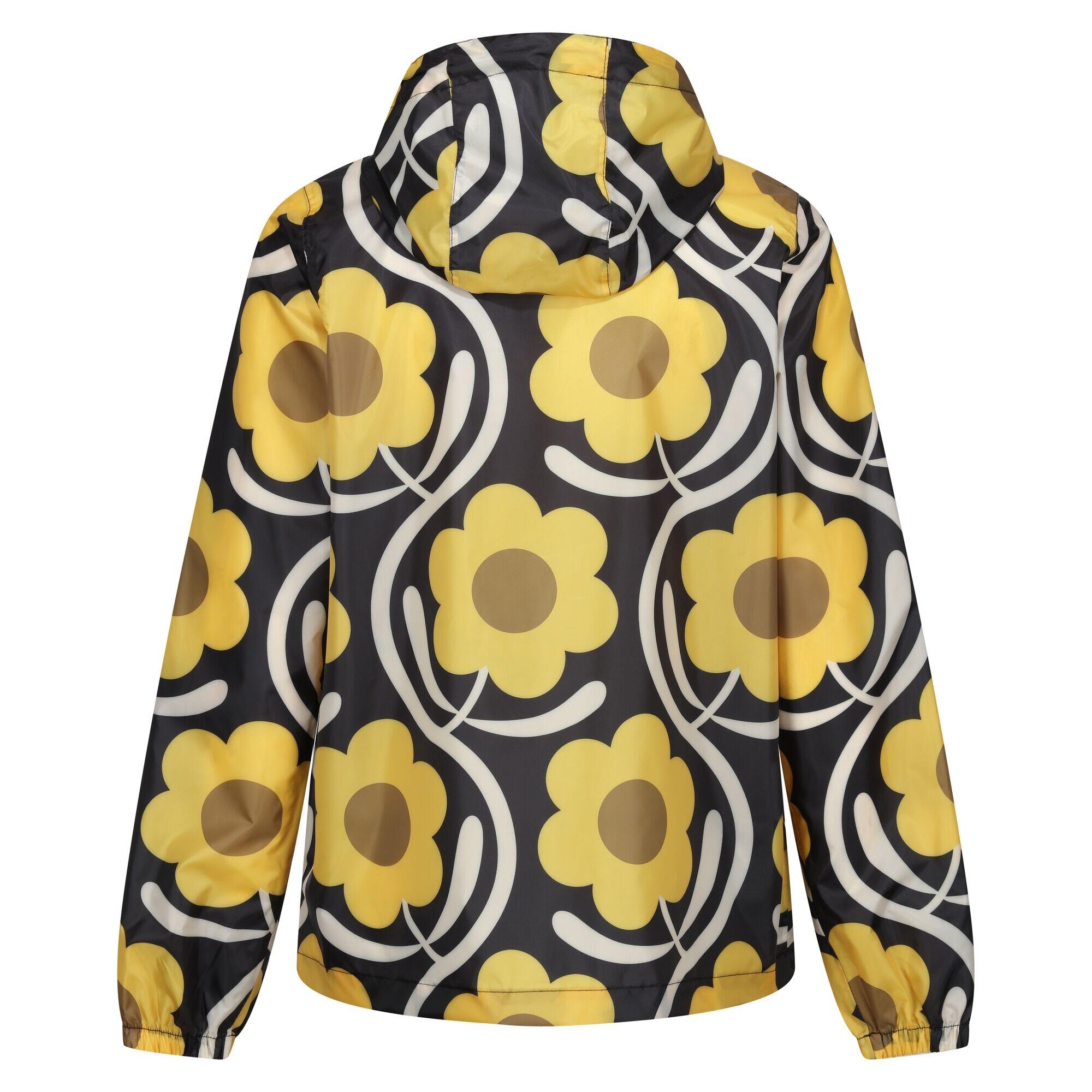 Womens/Ladies Orla Kiely PackIt Apple Blossom Waterproof Jacket (Yellow) 2/5