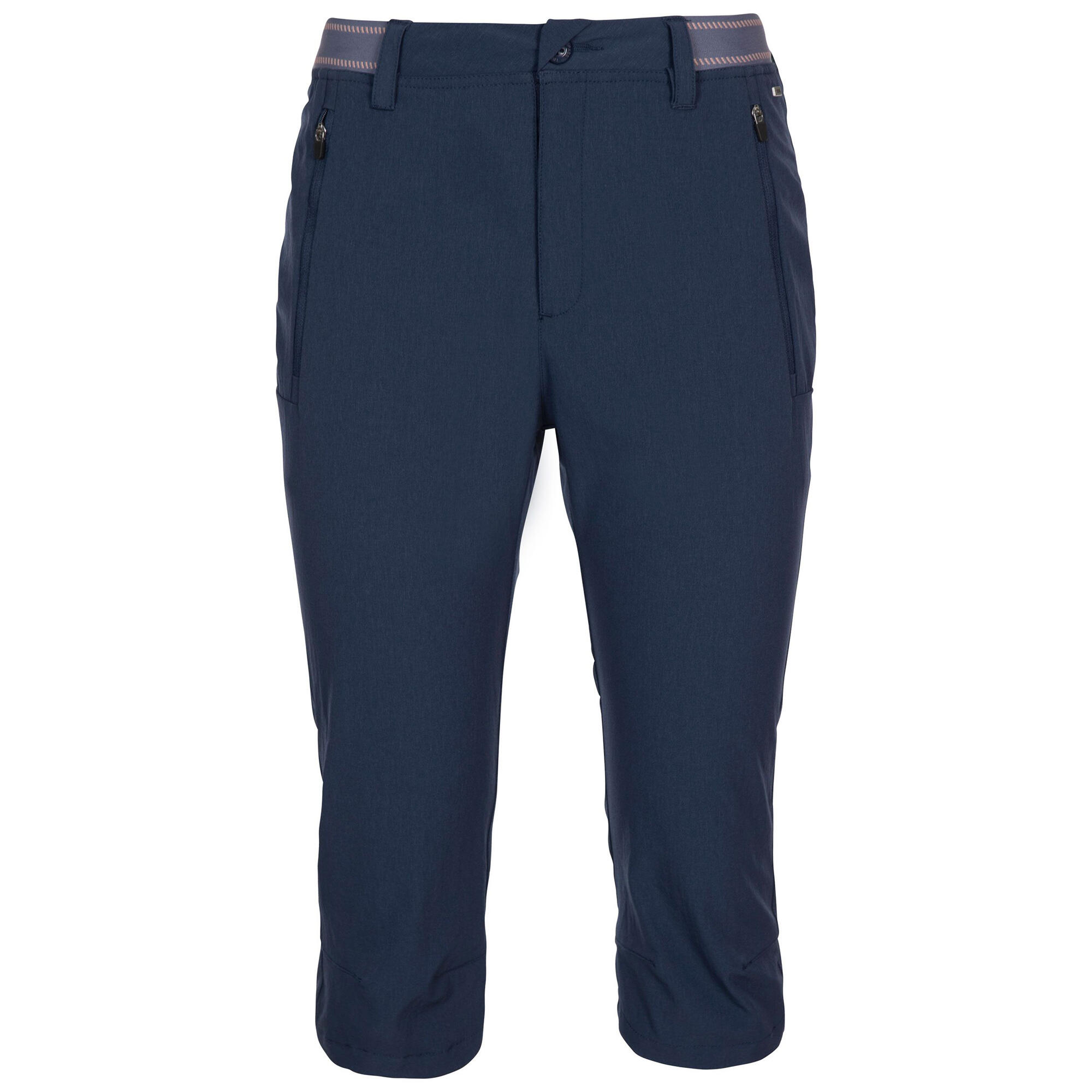 TRESPASS Dames Dankbare 3/4 korte broek (Marine)