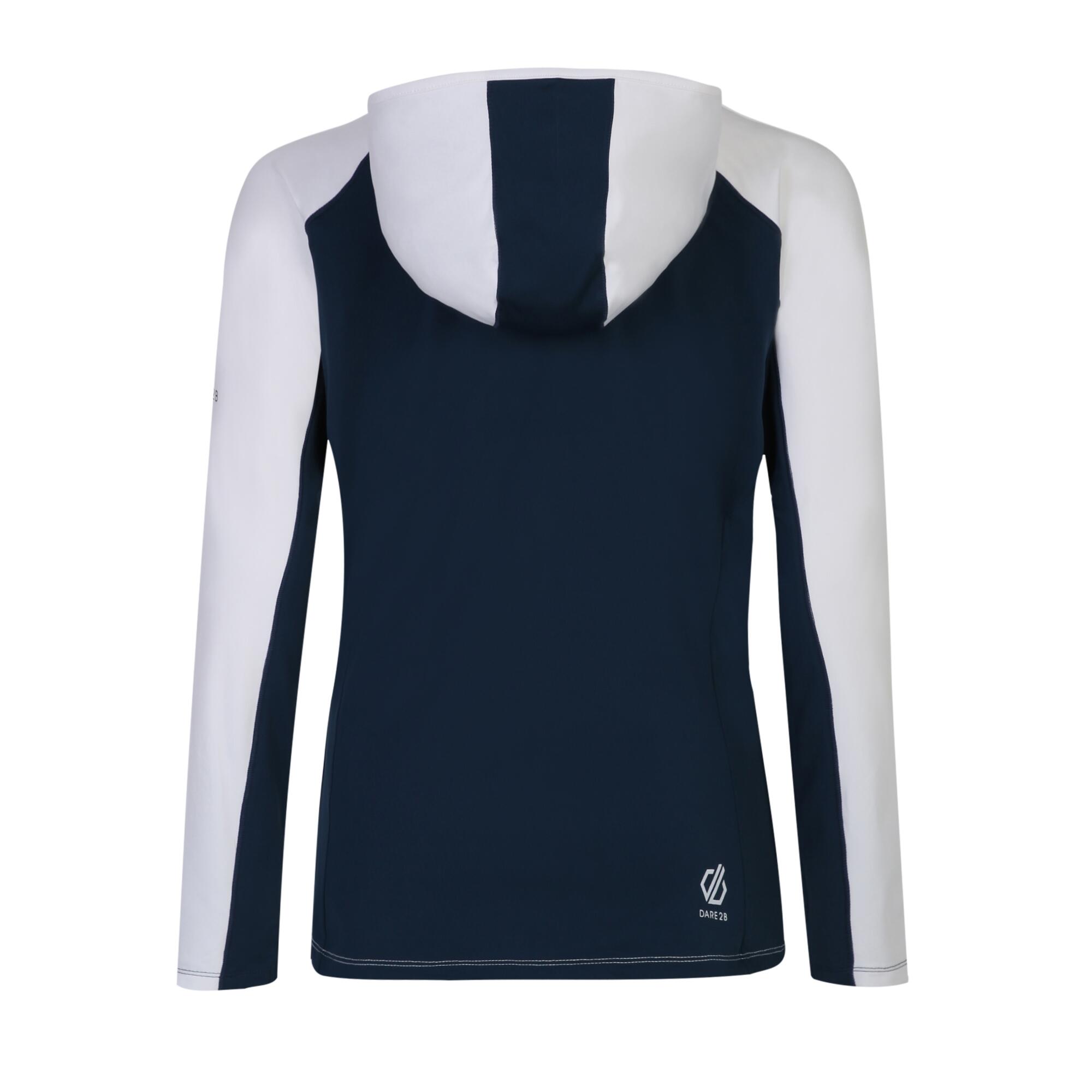 Midlayer Con Cappuccio Donna Dare 2B Convey II Bianco Moonlight Denim 2/5