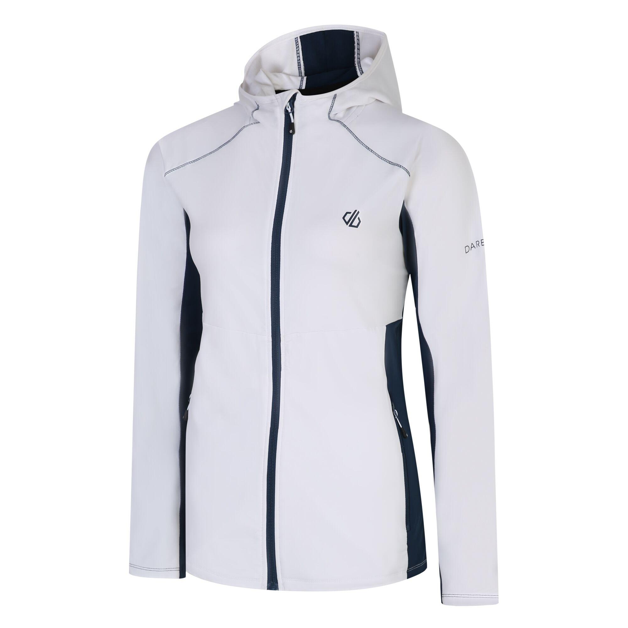 Midlayer Con Cappuccio Donna Dare 2B Convey II Bianco Moonlight Denim 3/5