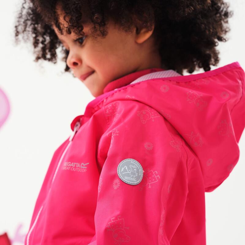 Chaqueta Impermeable para Niños/Niñas Colorete Brillante