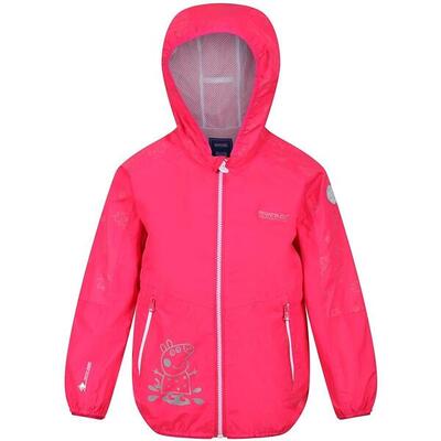 Giacca Impermeabile Bambini Regatta Bright Blush