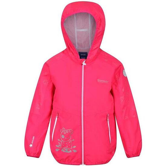 Giacca Impermeabile Bambini Regatta Bright Blush