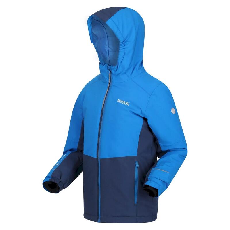 Veste imperméable HIGHTON Enfant (Bleu foncé / Bleu marine clair)