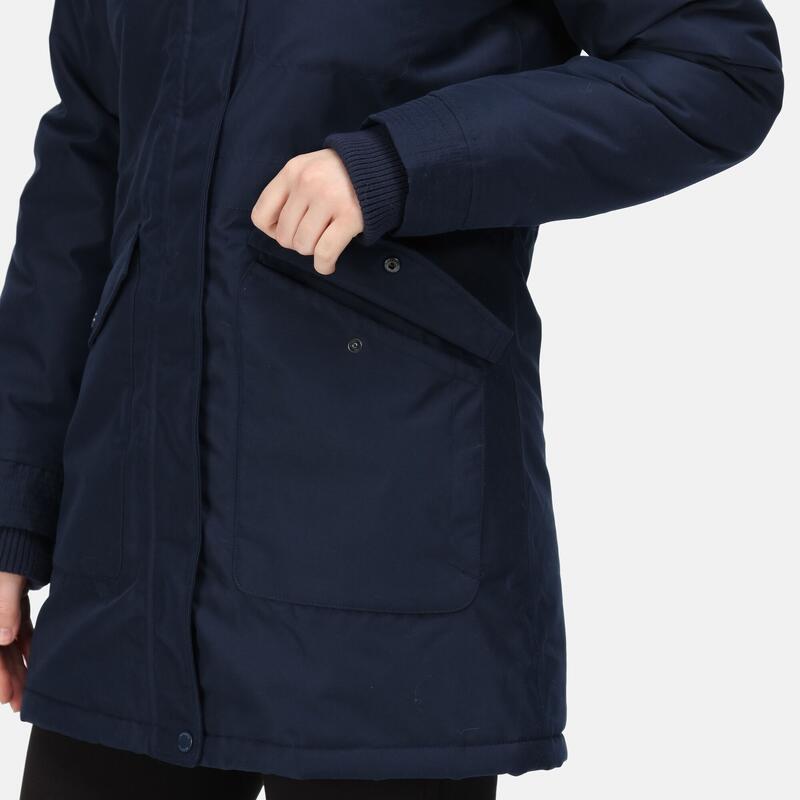 "Samiyah" Parka, Isoliert für Damen Marineblau