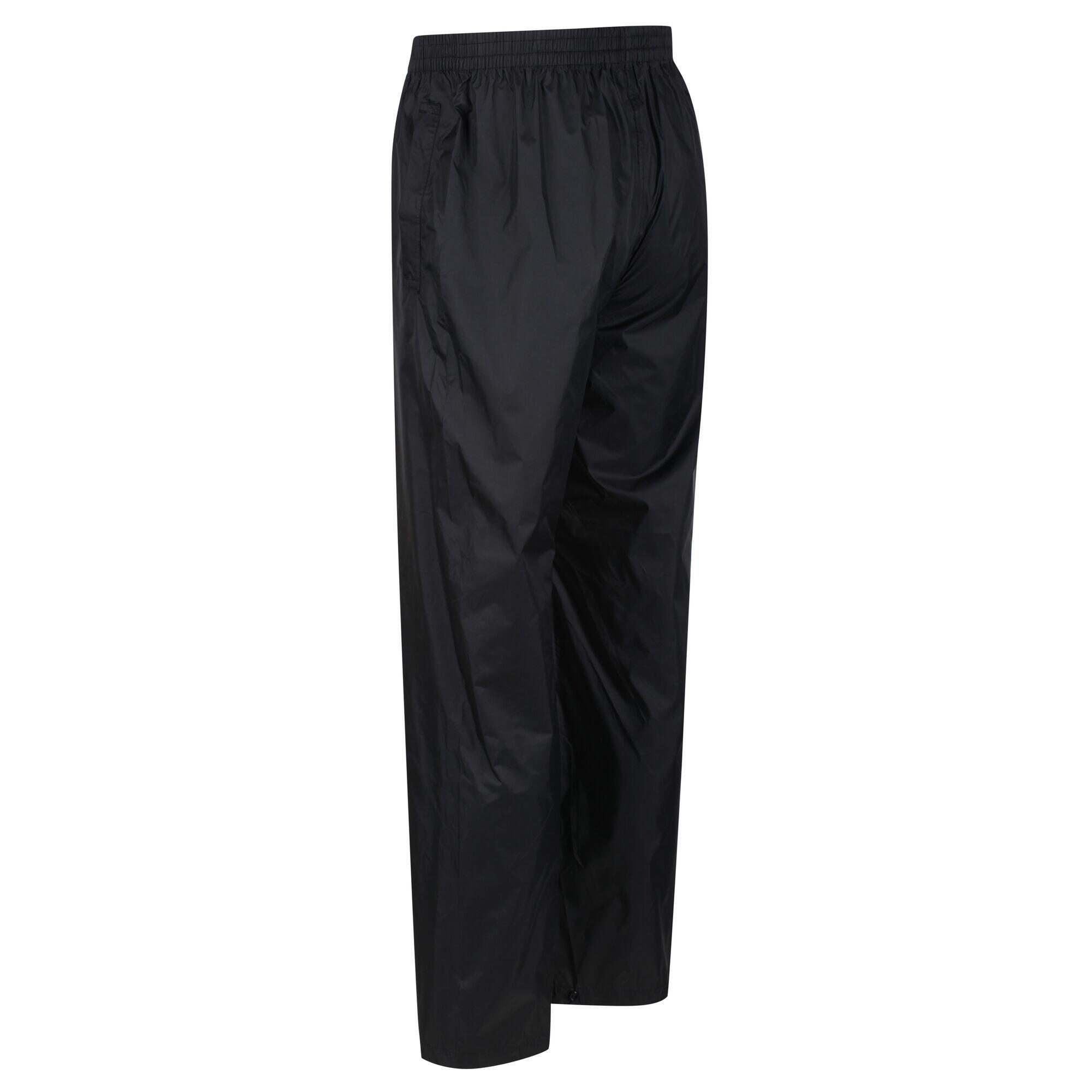 Great Outdoors Mens Classic Pack It Waterproof Overtrousers (Black) 2/5
