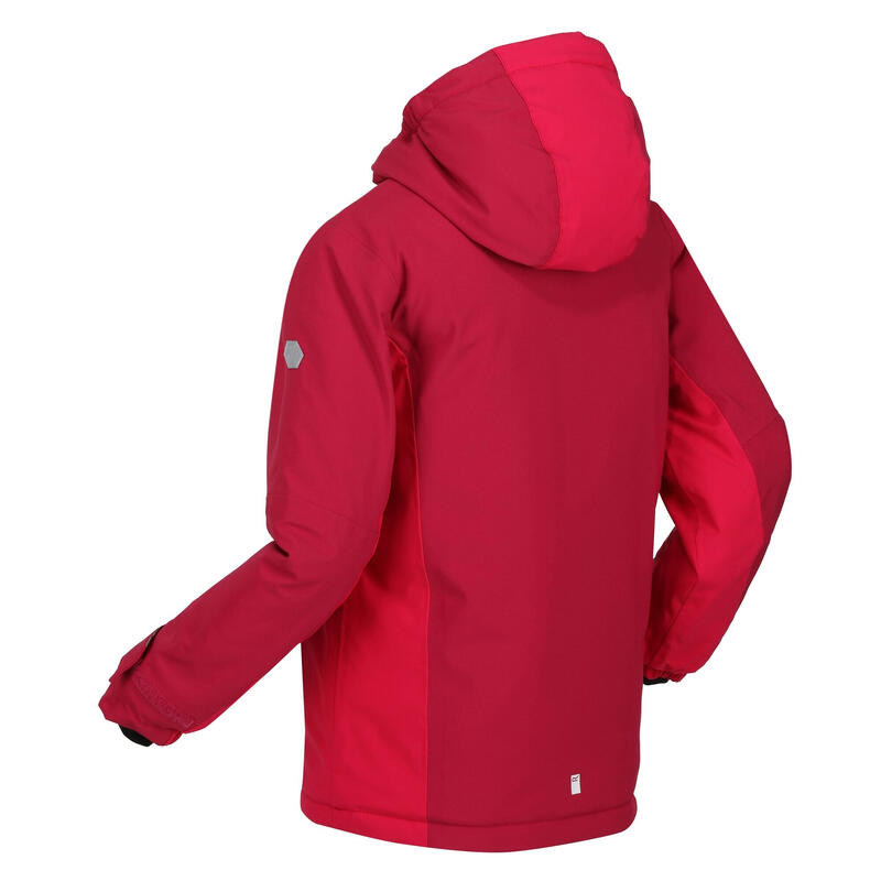 Veste imperméable HIGHTON Enfant (Rose foncé / Rose fluo)