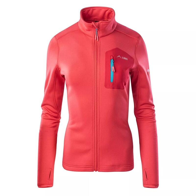 Veste polaire EMINO Femme (Hibiscus / Rouge / Bleu turquoise)