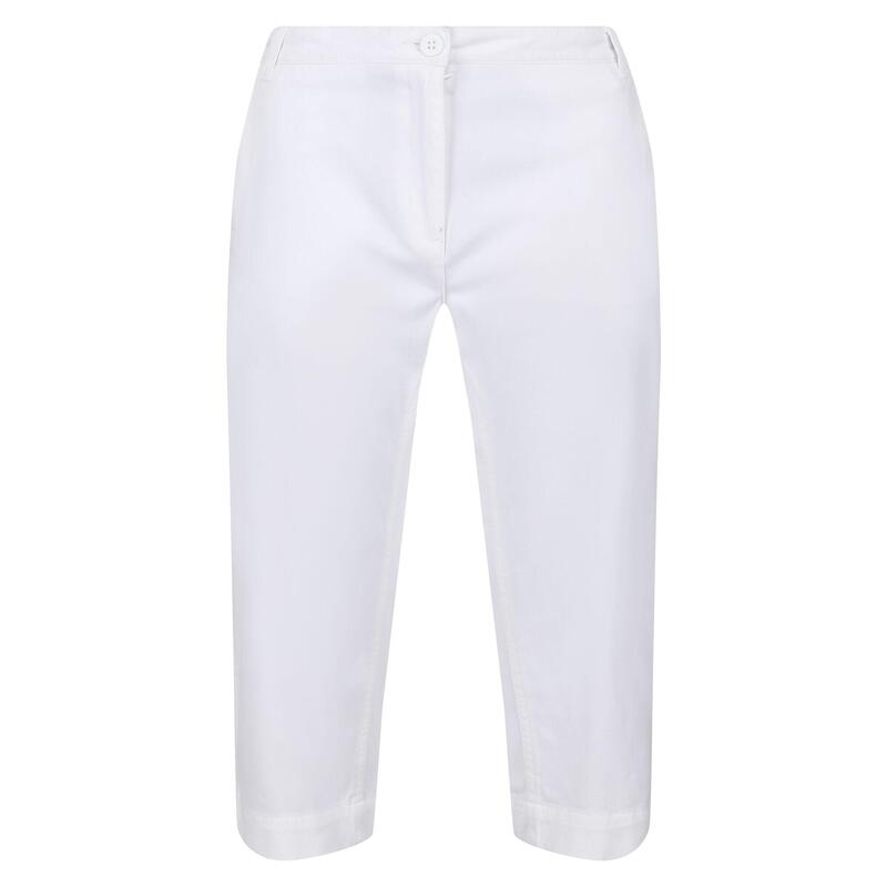 Pantalones Capri Bayla para Mujer Blanco