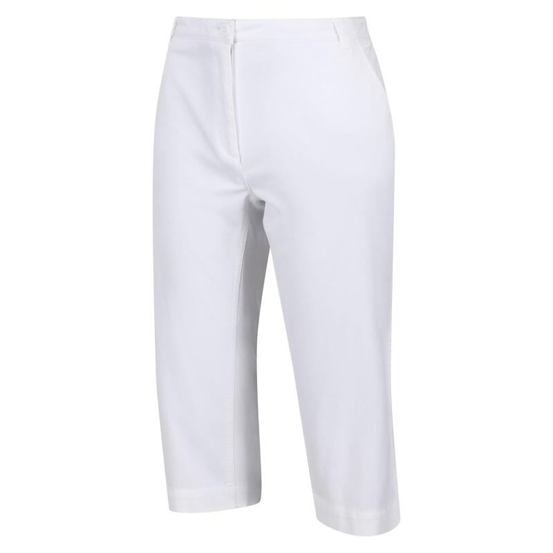 Pantalones Capri Bayla para Mujer Blanco