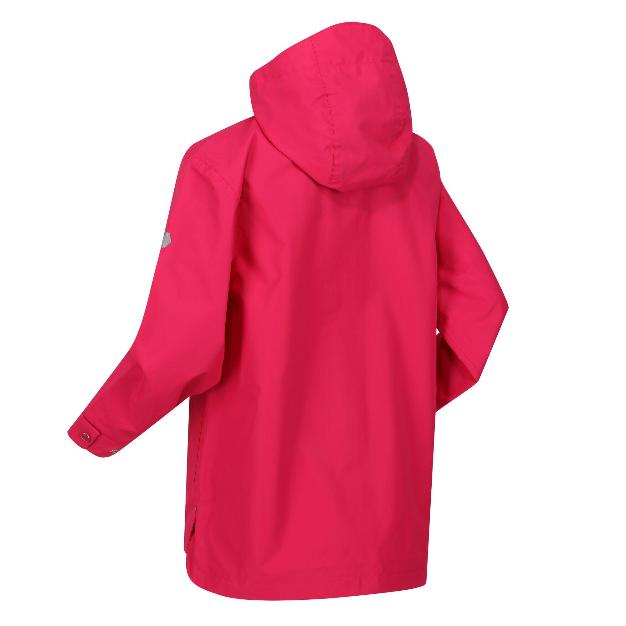 Girls Baybella Breathable Waterproof Jacket (Pink Potion) 3/5